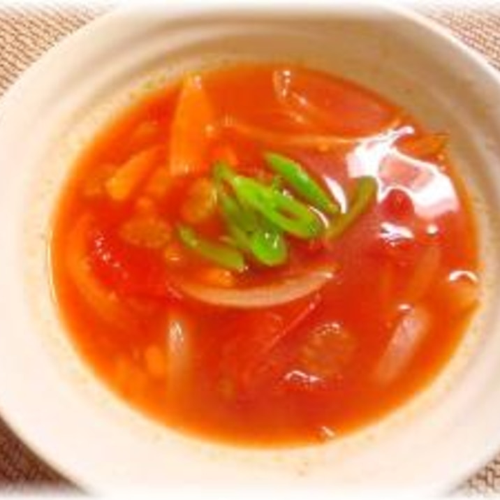 ♪♪缶詰で簡単時短!コーントマトスープ♪♪